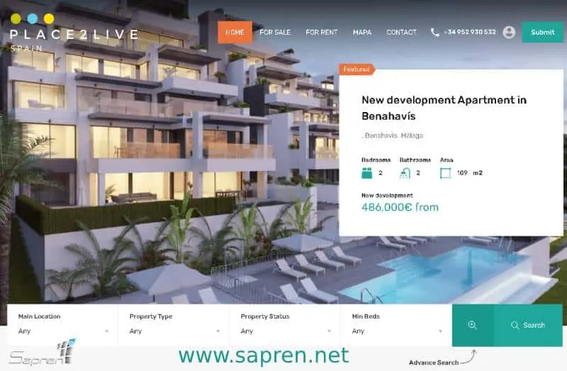 هزینه طراحی سایت املاک هزینه طراحی سایت املاک