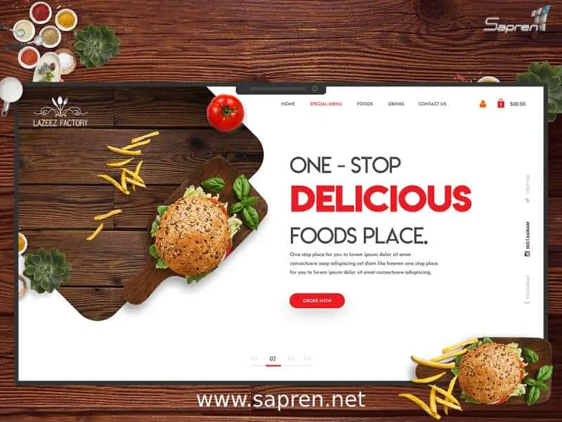 طراحی سایت رستوران اختصاصی طراحی سایت رستوران اختصاصی