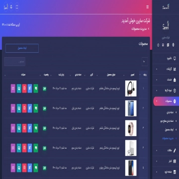 مدیریت محصولات